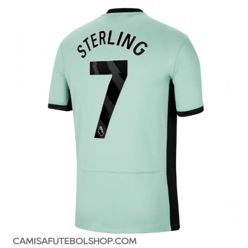 Camisa de time de futebol Chelsea Raheem Sterling #7 Replicas 3º Equipamento 2023-24 Manga Curta